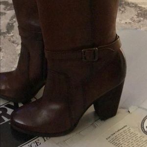 Frye Patty Riding Tall Boots - Redwood Color
